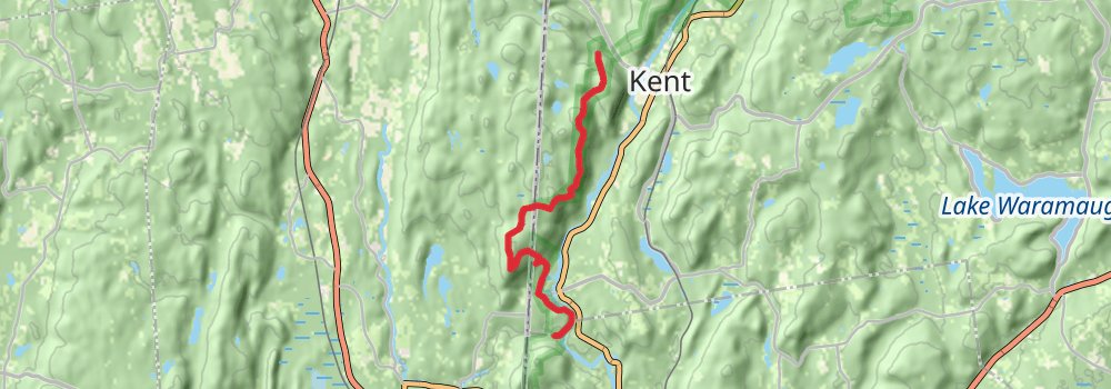 Appalachian Trail Section Hike - Sage Ravine to Pawling stage 5 Map