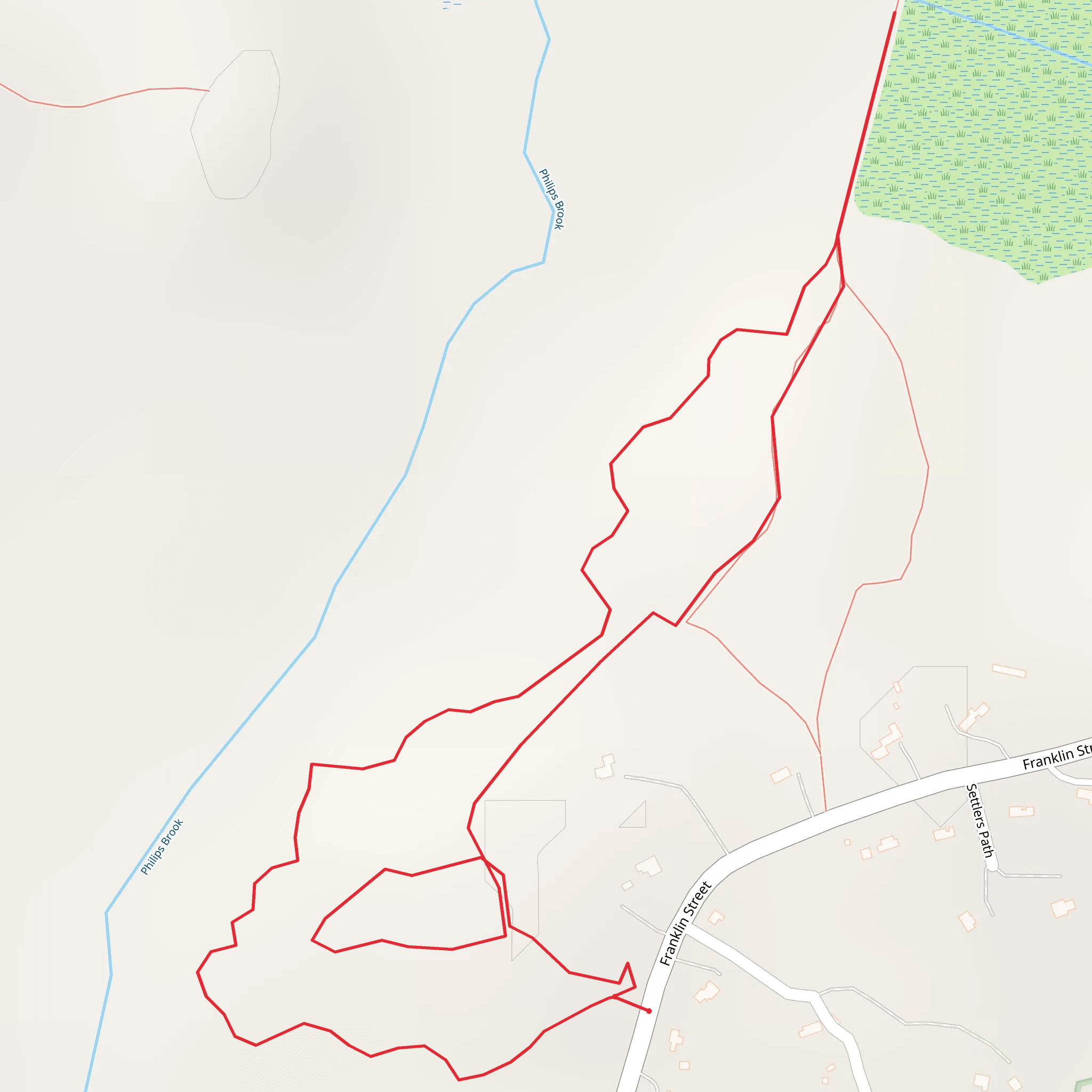 South River Loop from Franklin Street mobile static map