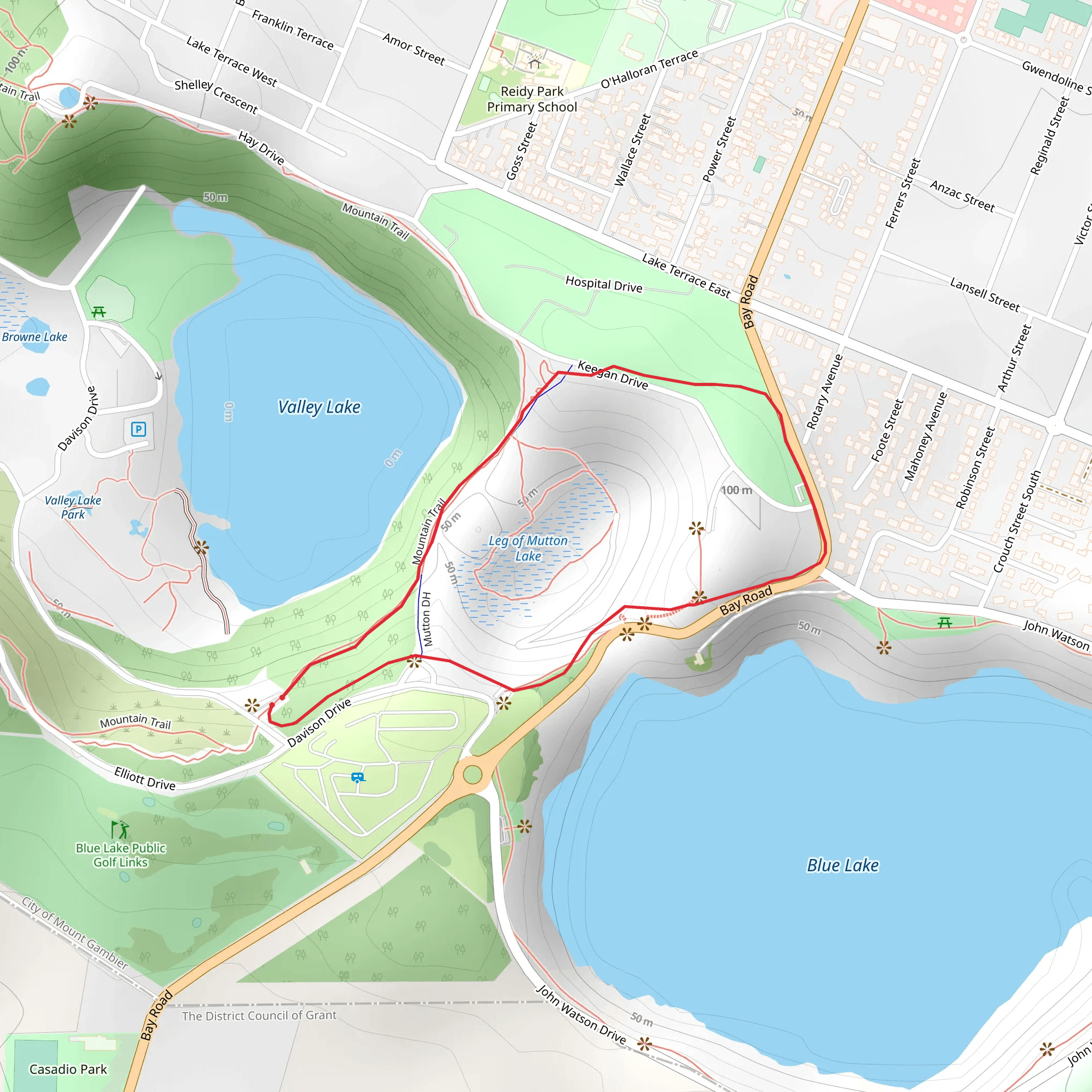 Pepperpot Trail mobile static map