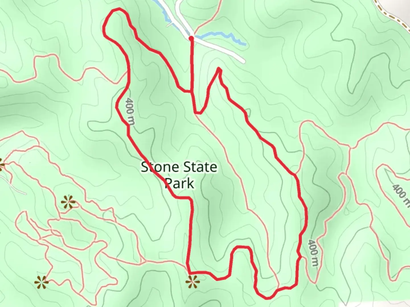 An image depicting the trail Mount Lucia and Ruth's Ridge Loop Trail and its surrounding area.