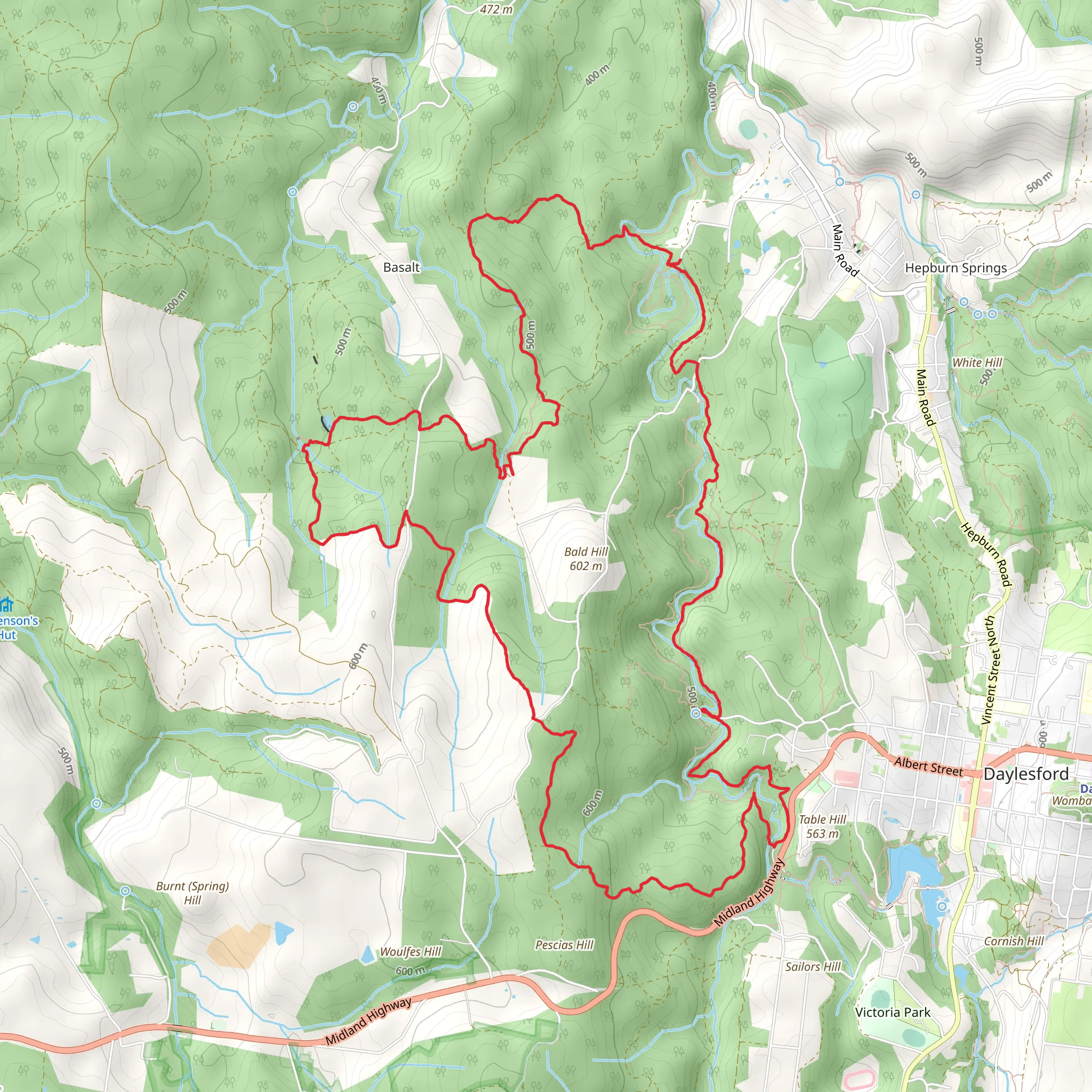 Tipperary Twin Bridges Circuit Trail mobile static map