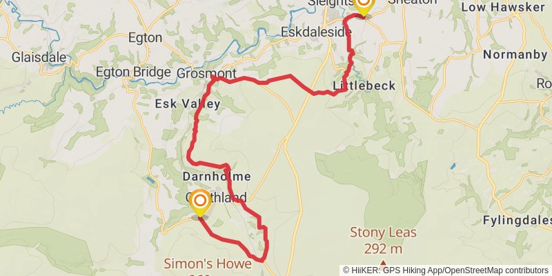 Eskdale Way stage 7 Map