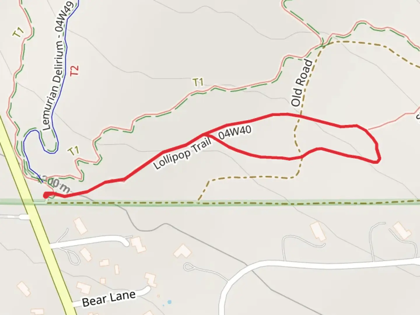 An image depicting the trail Lollipop Loop Trail and its surrounding area.