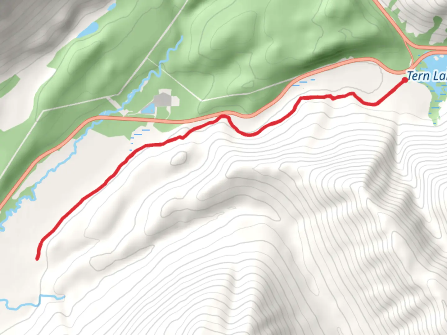 An image depicting the trail Daves Creek via Old Sterling Spur and its surrounding area.