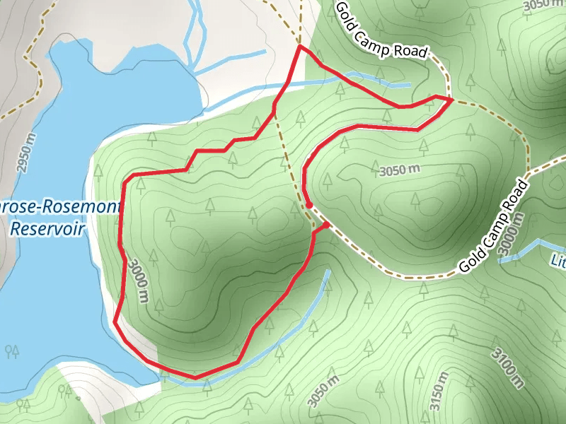 Penrose-Rosemont Reservoir Overlook Loop