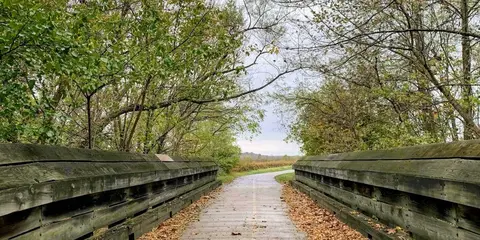 An image depicting the trail American Discovery Trail North Route - Ohio and its surrounding area.