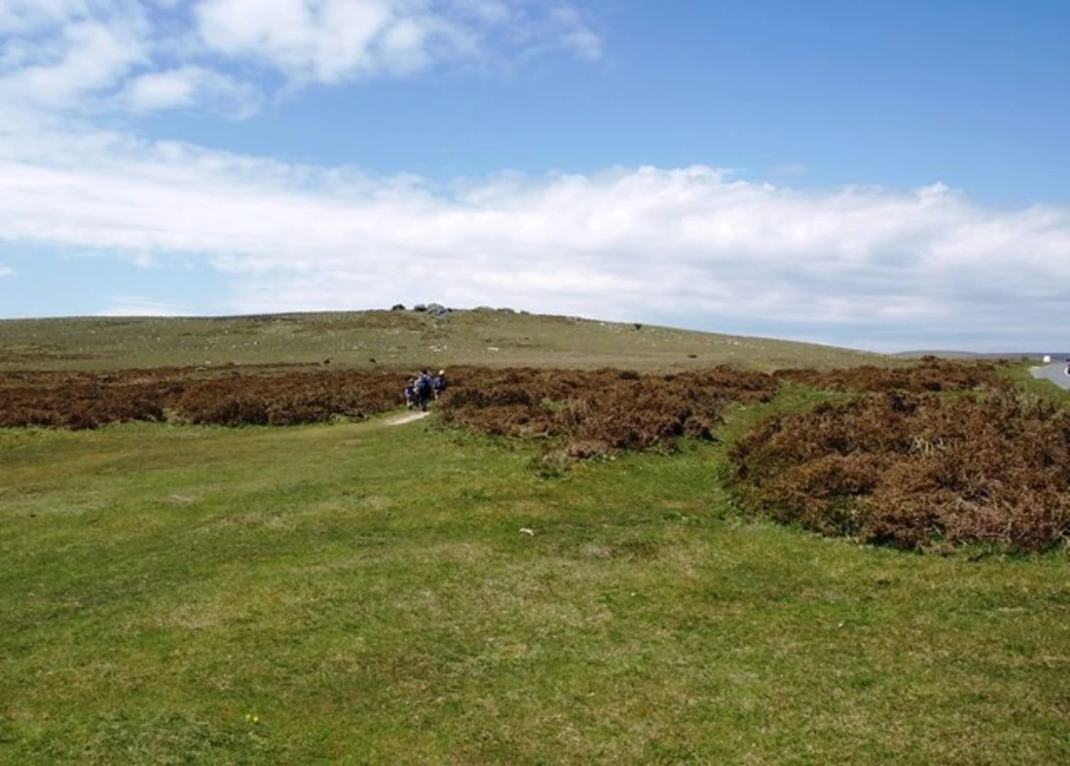 An image depicting the trail Whitabuttow, Tunhill Rocks, Top Tor, Saddle Tor and Rippon Tor Loop and its surrounding area.