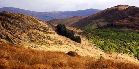 An image depicting the trail Cailleach Beara Loop - Bonane Beara and its surrounding area.