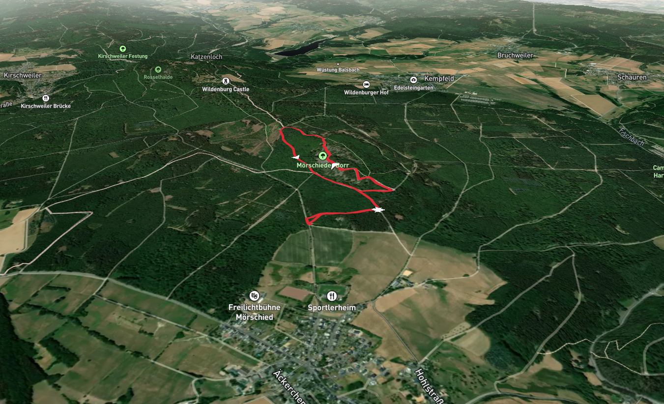 Sirona Weg and Hunsrueckhoehenweg Loop