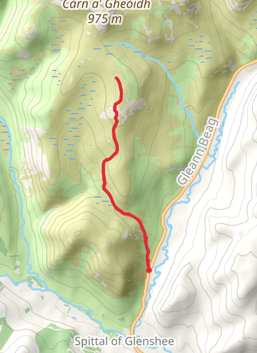 carn Mor mobile static map