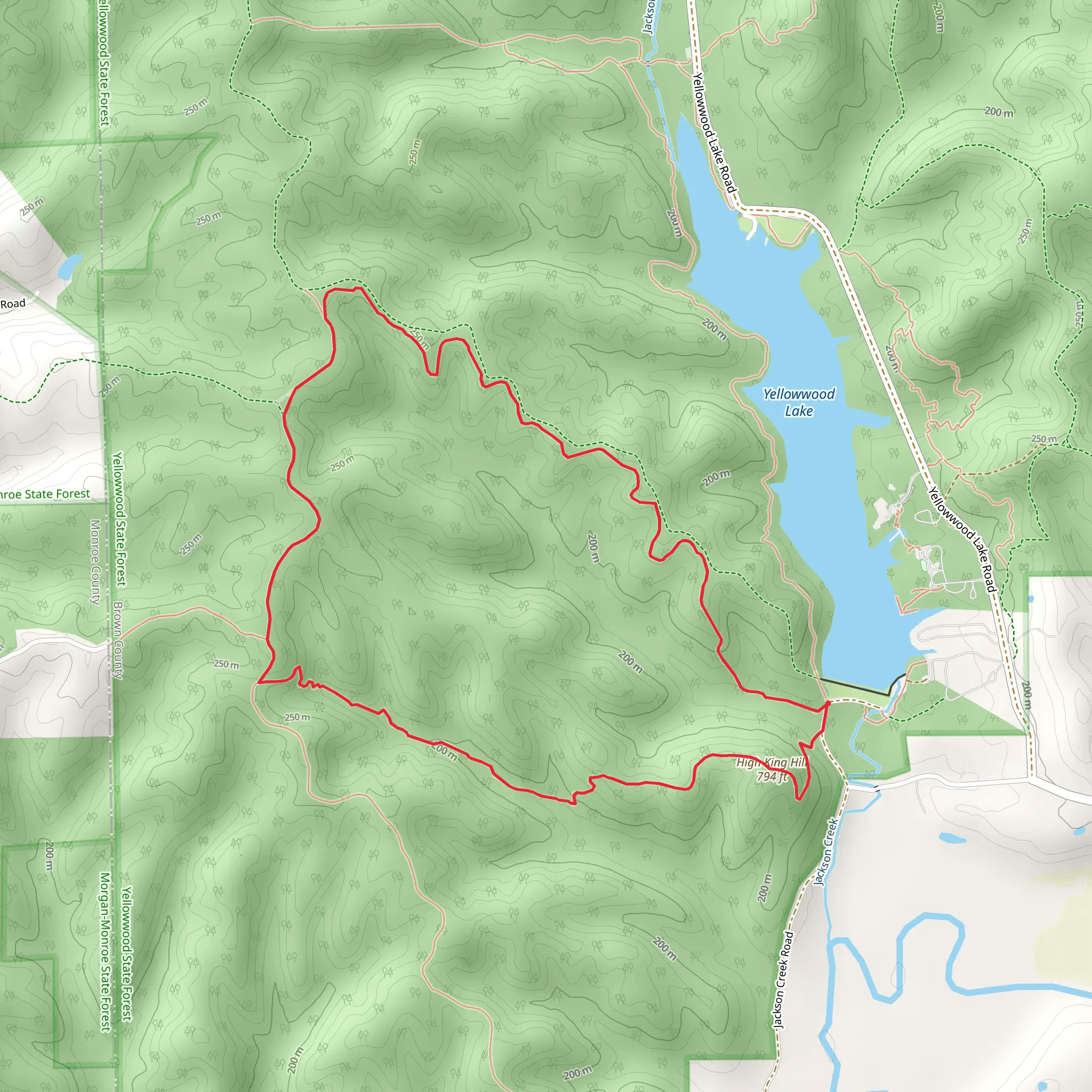 Scarce O Fat Loop Trail mobile static map