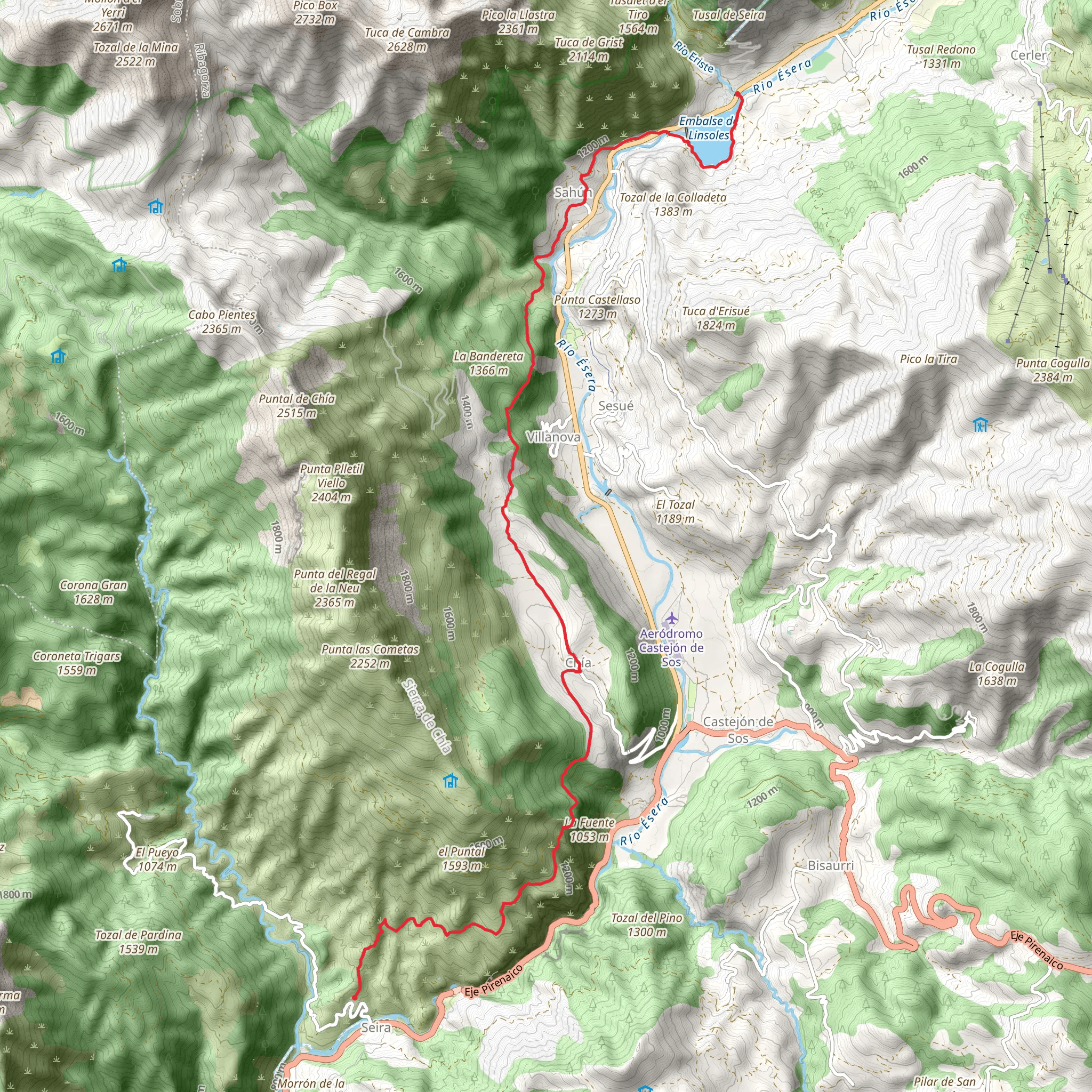 Seira - Eriste PR HU 51 mobile static map