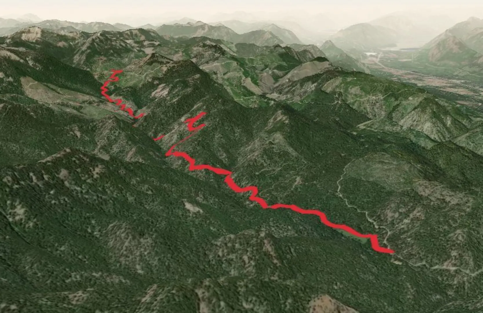 An image depicting the trail South Fork Taneum Trail and its surrounding area.