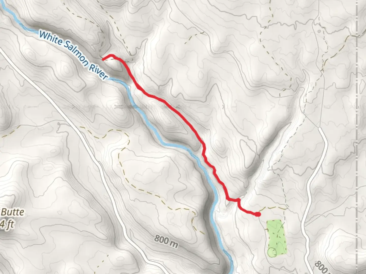 An image depicting the trail White Salmon River Trail and its surrounding area.
