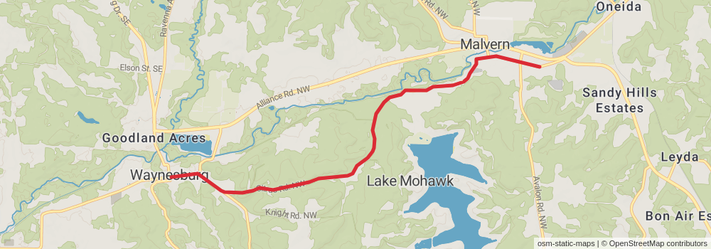 American Perimeter Trail - North Country Primary stage 6 Map