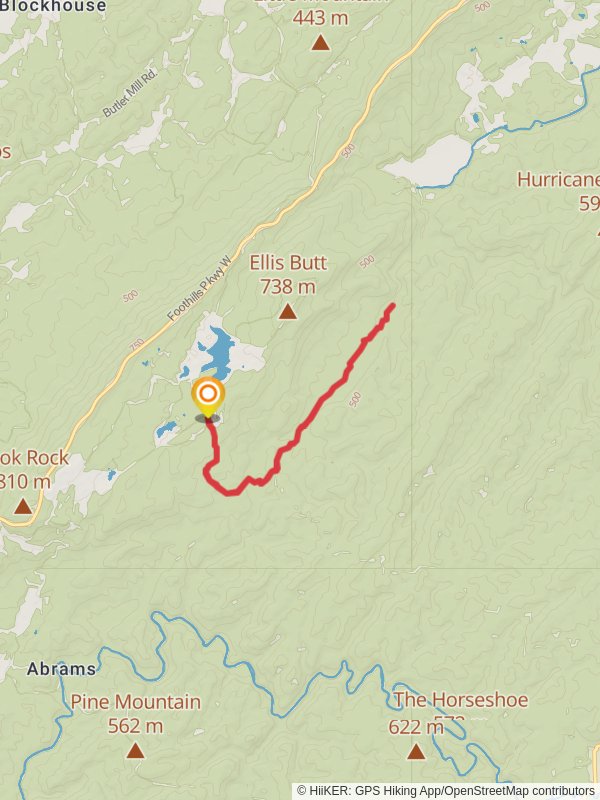 Cane Creek Trail via Gold Mine Gap