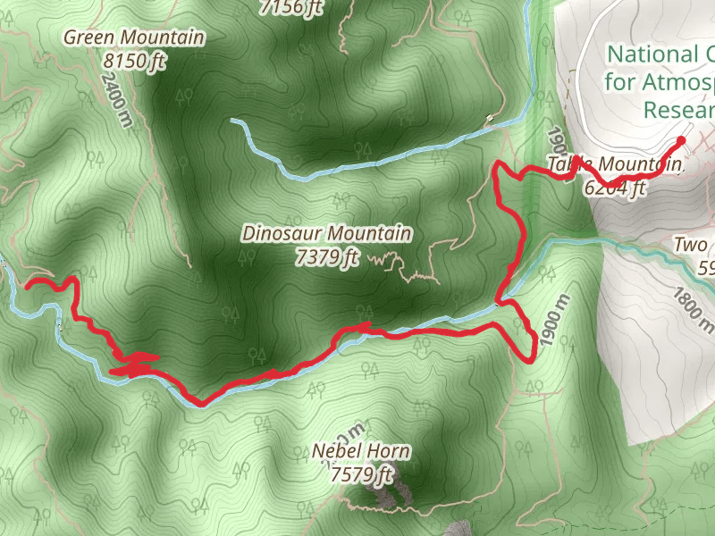 Bear Canyon via Mesa and NCAR Trail
