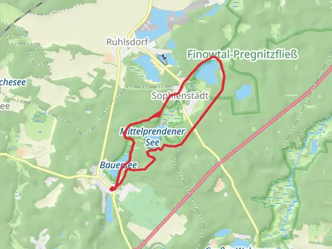 Mittelprendener See and Eiserbuder See Loop
