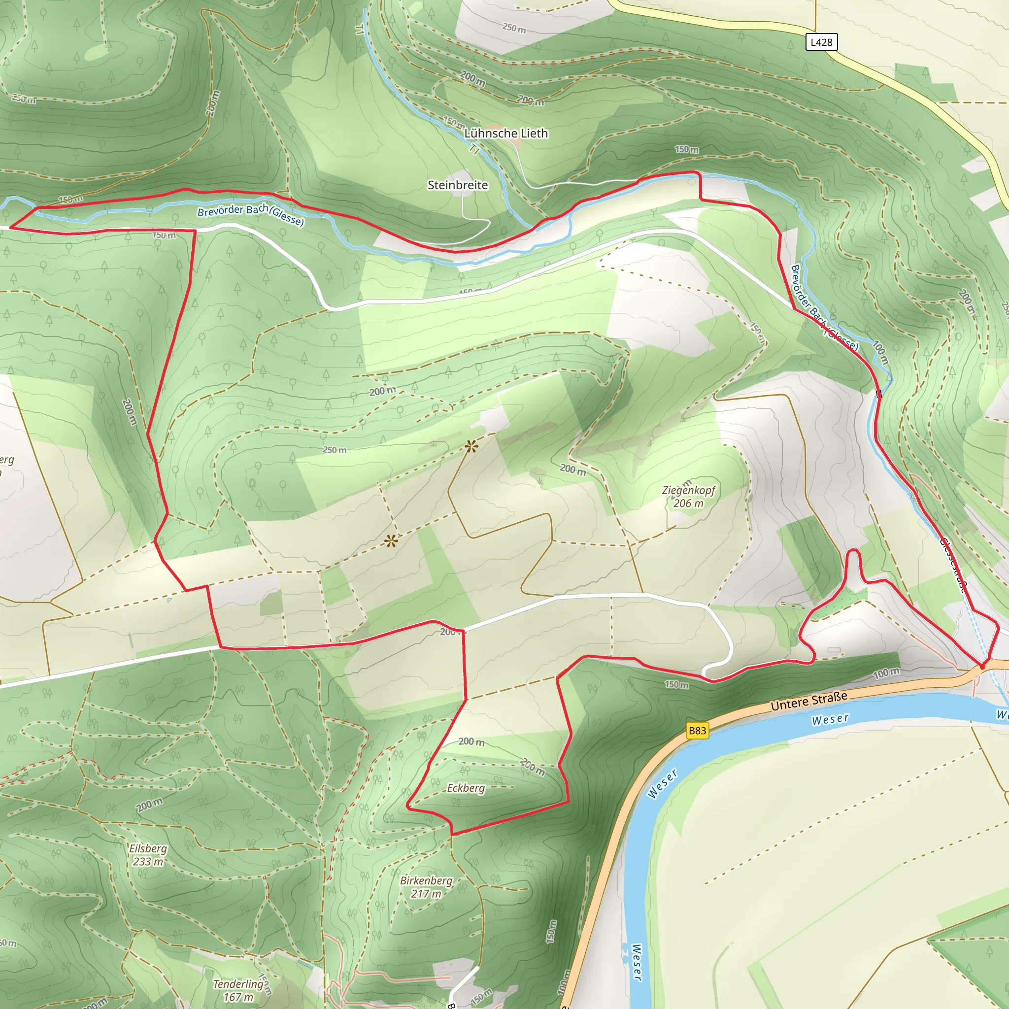 Eckberg Loop mobile static map