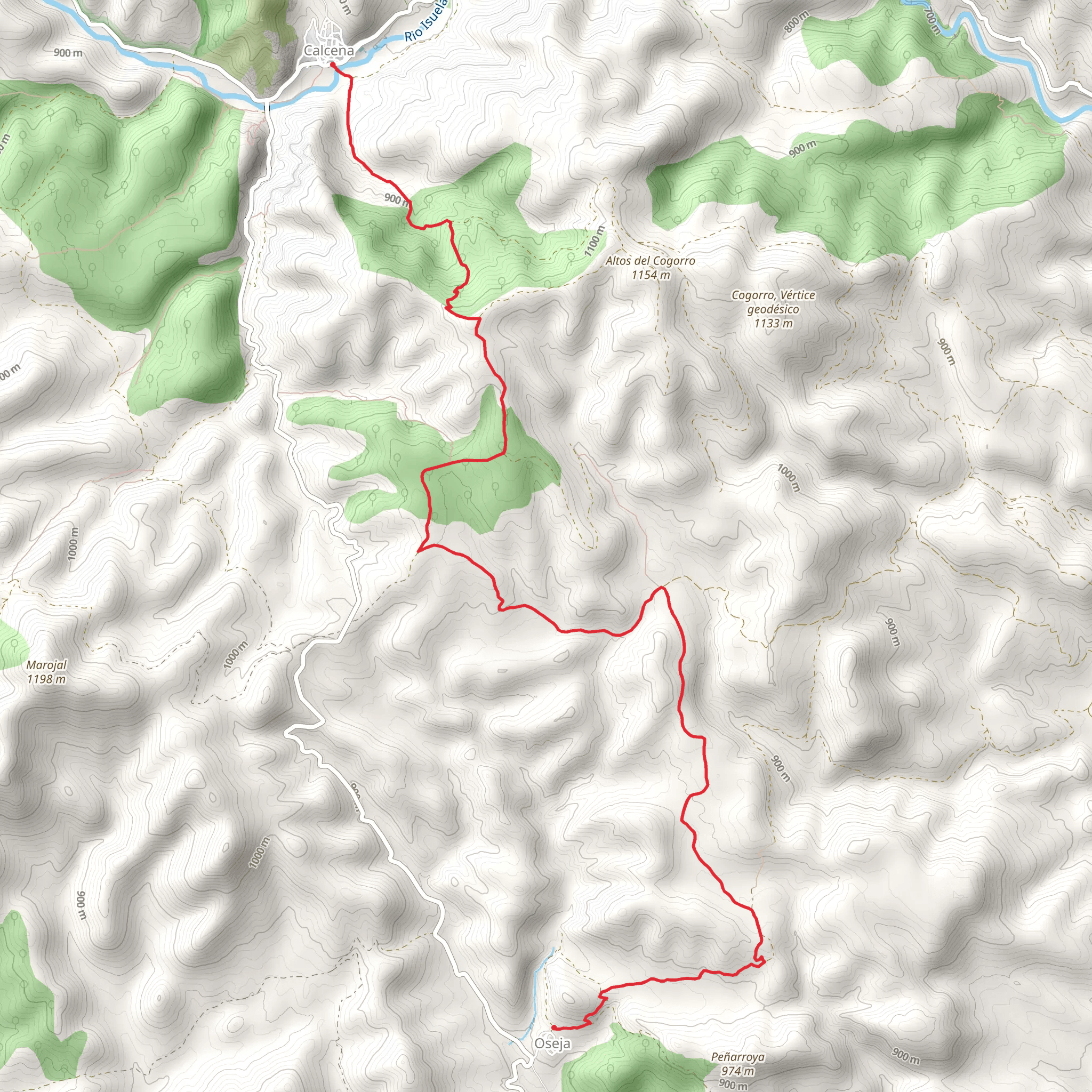 Calcena - Oseja PR Z 8 mobile static map