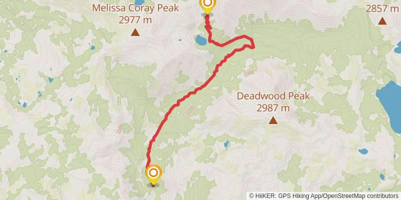 Camp Irene Trail stage 2 Map