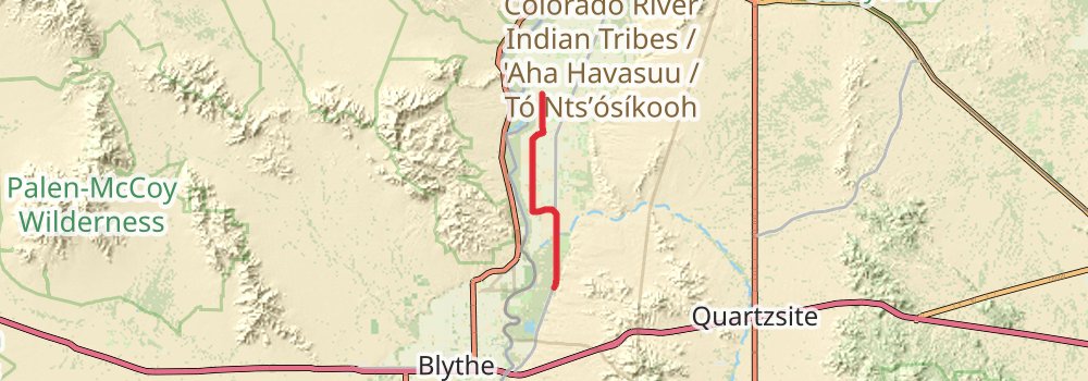 American Perimeter Trail - Southwest Primary stage 2 Map