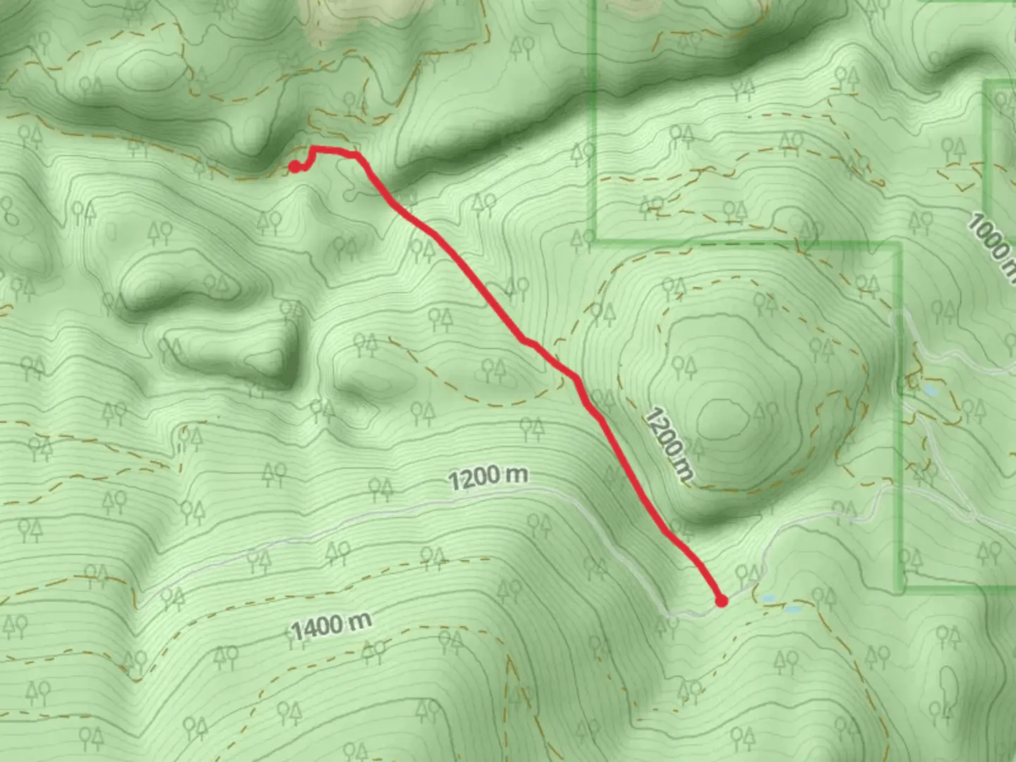 An image depicting the trail Gut Creek Trail and its surrounding area.