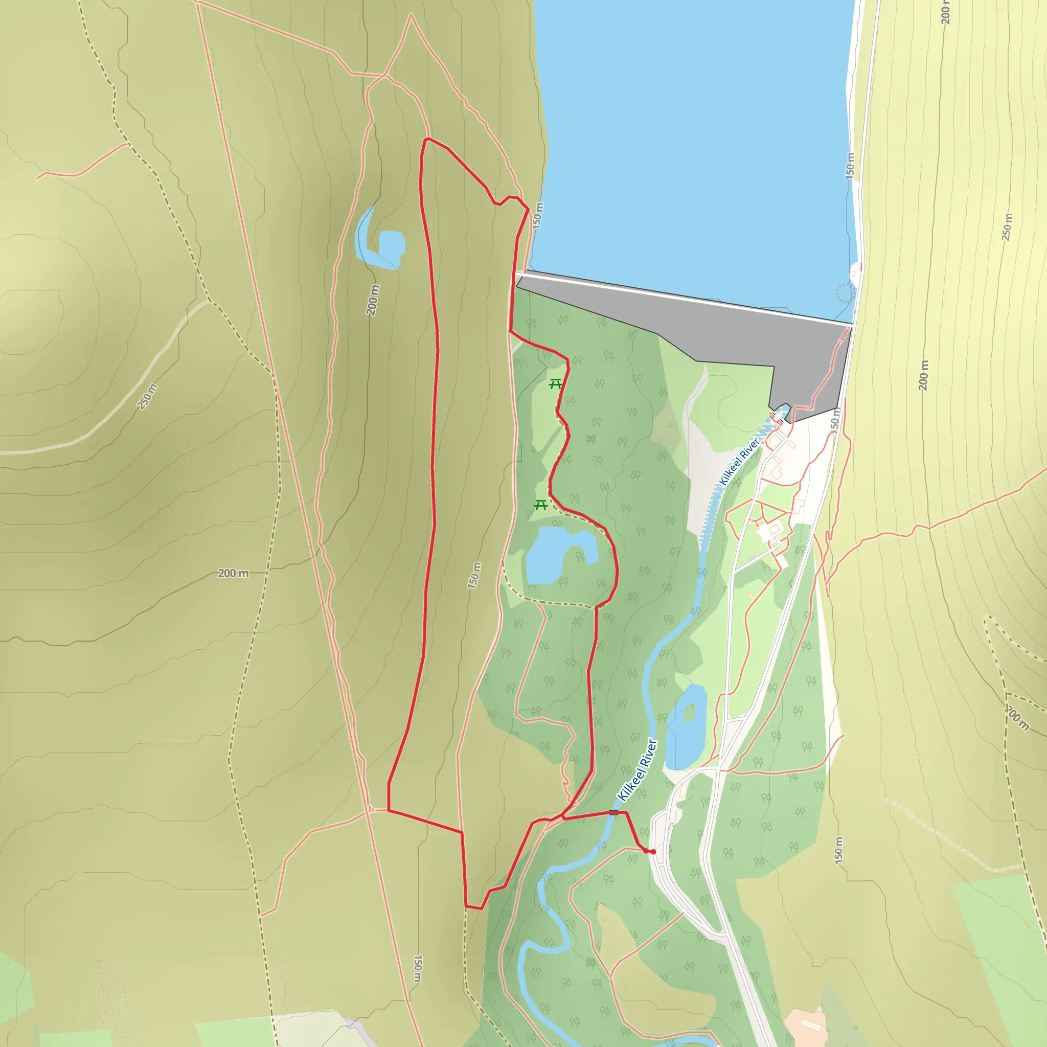 Silent Valley Challenge Trail mobile static map