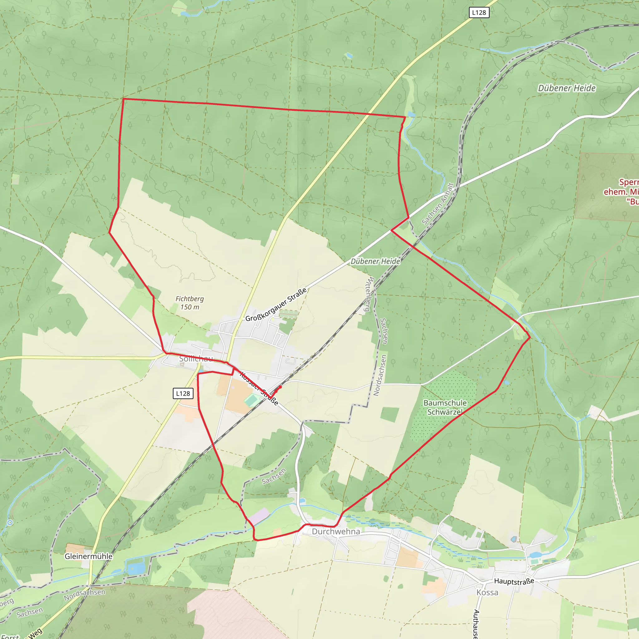 Sollichau Loop mobile static map