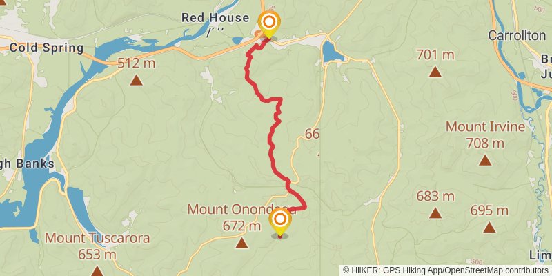 North Country Trail - New York stage 3 Map