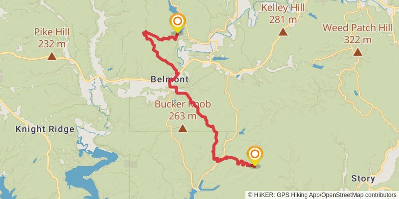 Tecumseh Trail stage 4 Map