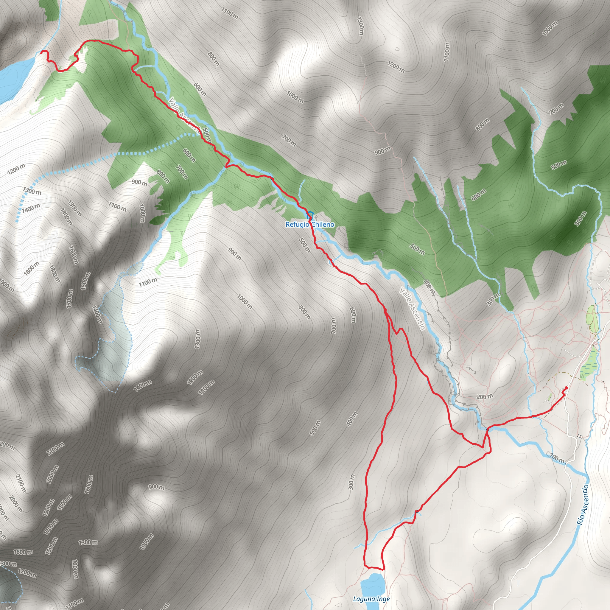 Mirador Las Torres mobile static map