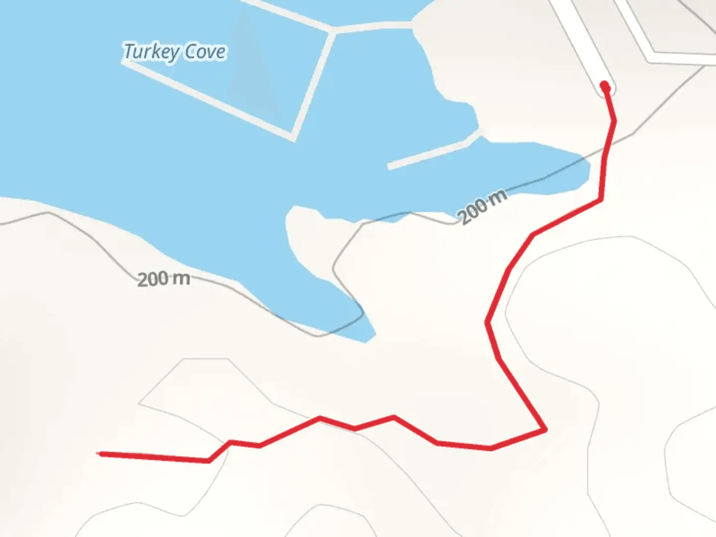 An image depicting the trail Fisherman's Walk - Turkey Cove and its surrounding area.