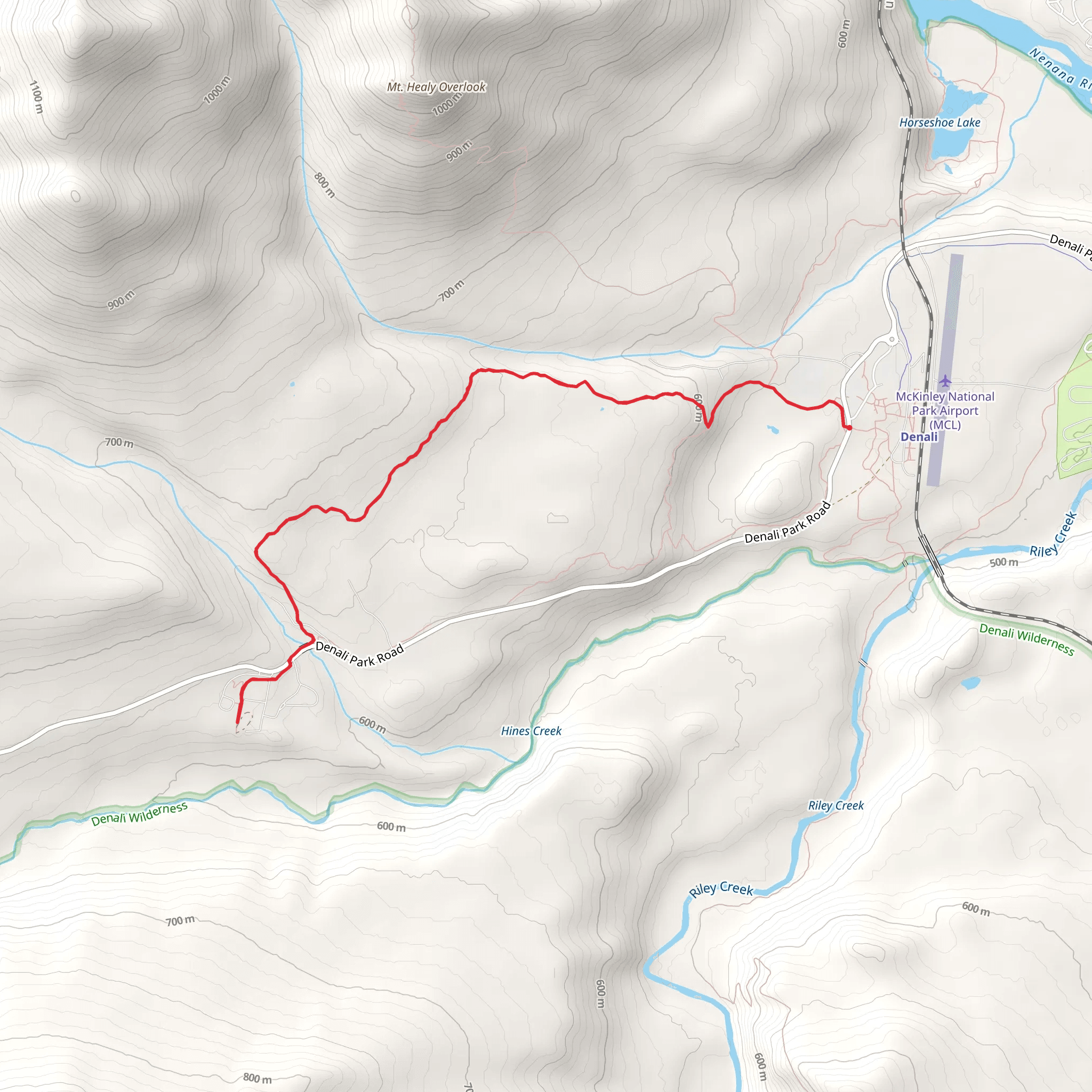 Rock Creek and Roadside Trail mobile static map