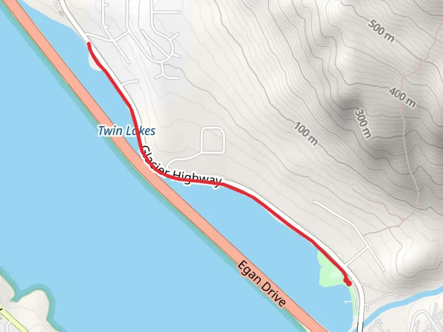 An image depicting the trail Twin Lakes Park Walk and its surrounding area.