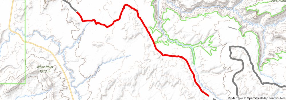 American Discovery Trail South Route stage 303 Map