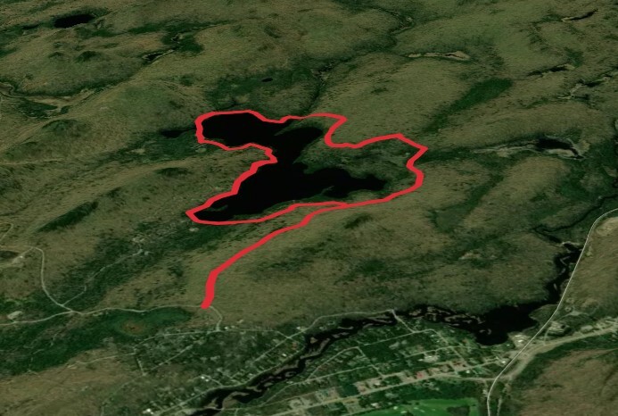 Nicks Lake from Bisby Road