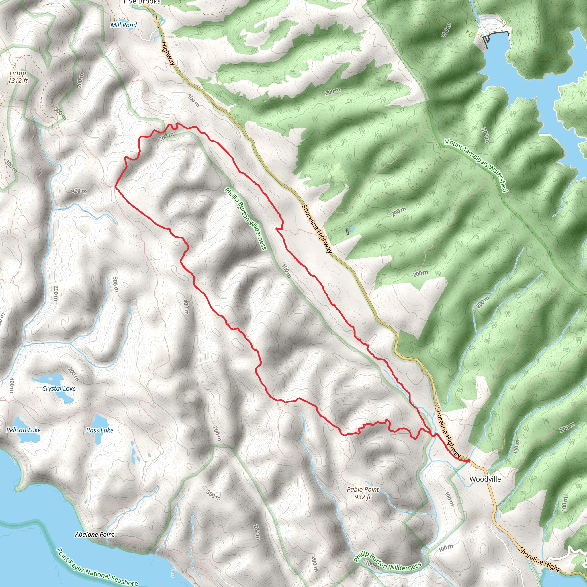 Teixeira Trail, Bolema Trail and ADT Loop mobile static map