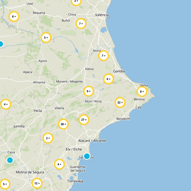 Cocentaina Static Map