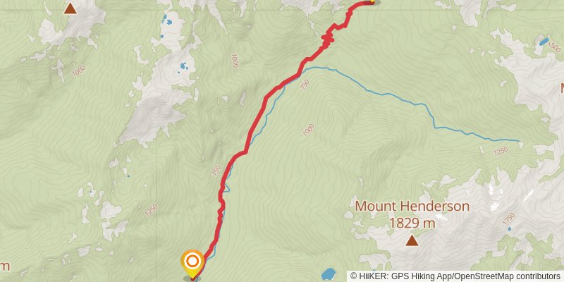 North Fork Skokomish River Trail stage 3 Map