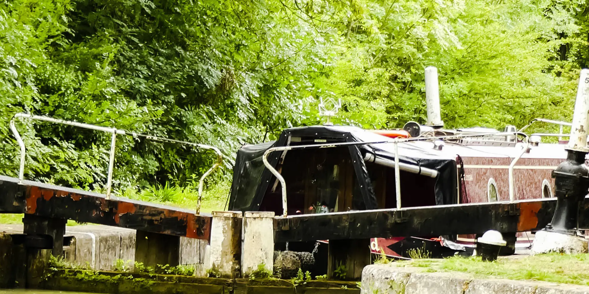 An image depicting the trail Lias and Stockton Locks Circular and its surrounding area.