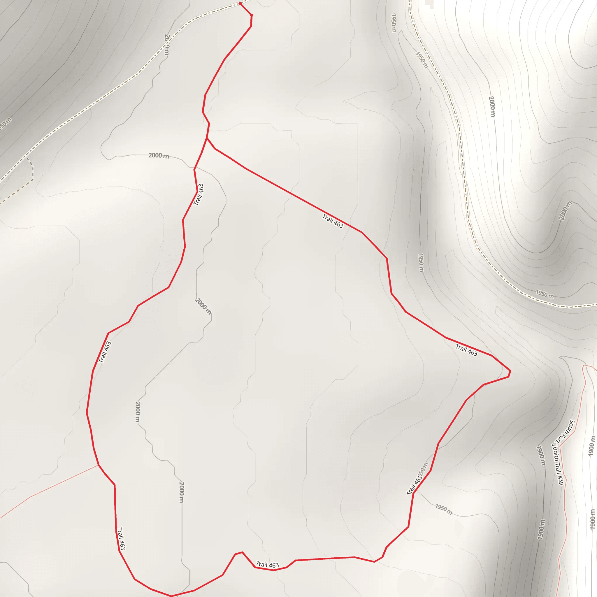 Lower Russian Loop Trail mobile static map