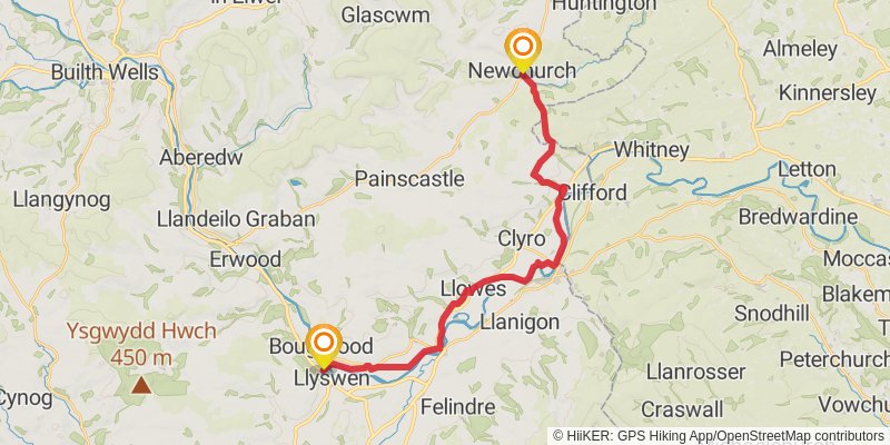Hope House Way stage 8 Map