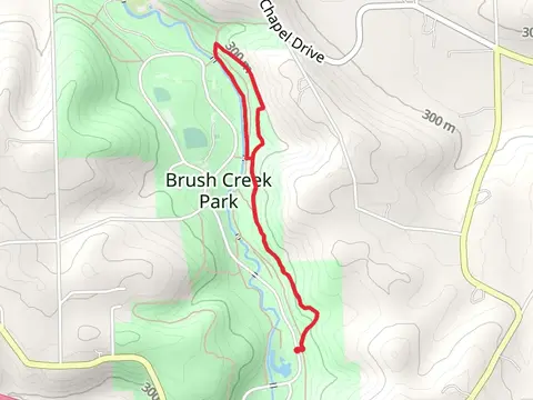 Walk along Brush Creek