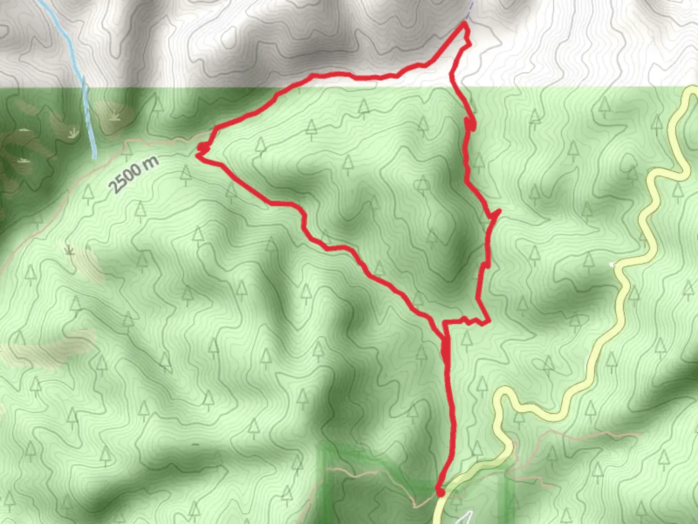 An image depicting the trail Bear Wallow Trail - Borrego Loop Trail and its surrounding area.