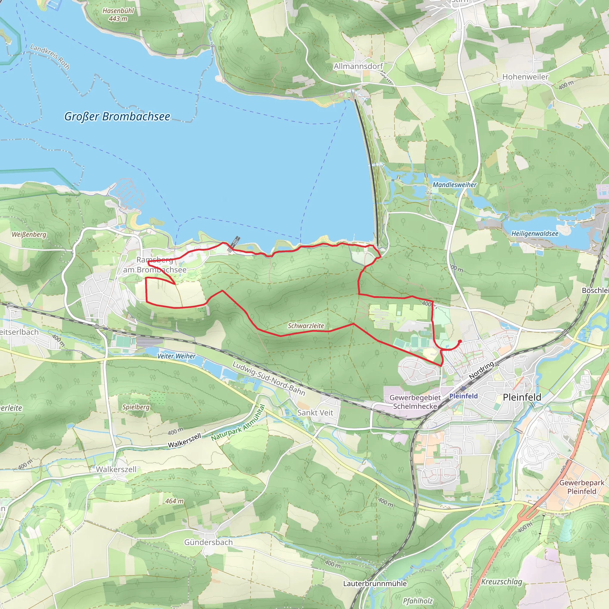 Pleinfeld 81 mobile static map