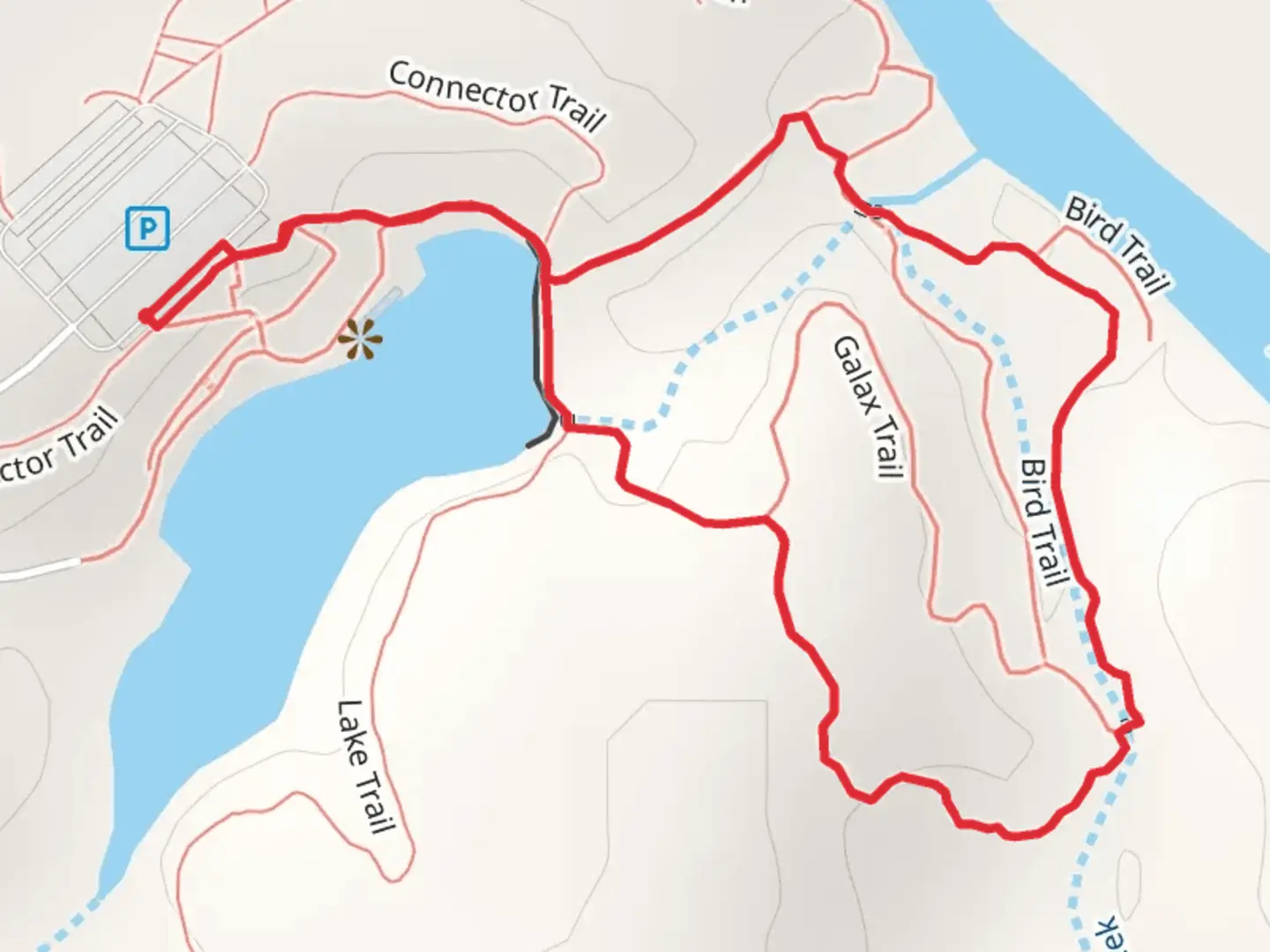 An image depicting the trail Cliffs of the Neuse State Park - Neuse River Loop and its surrounding area.
