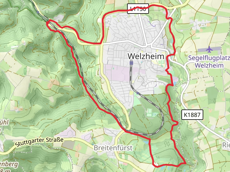 Muehlenwanderweg and Zum Aichstrutsee Loop
