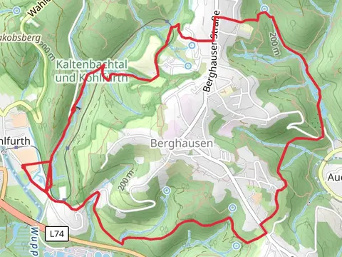 Ehem Freibad via Wuppertaler Rundweg