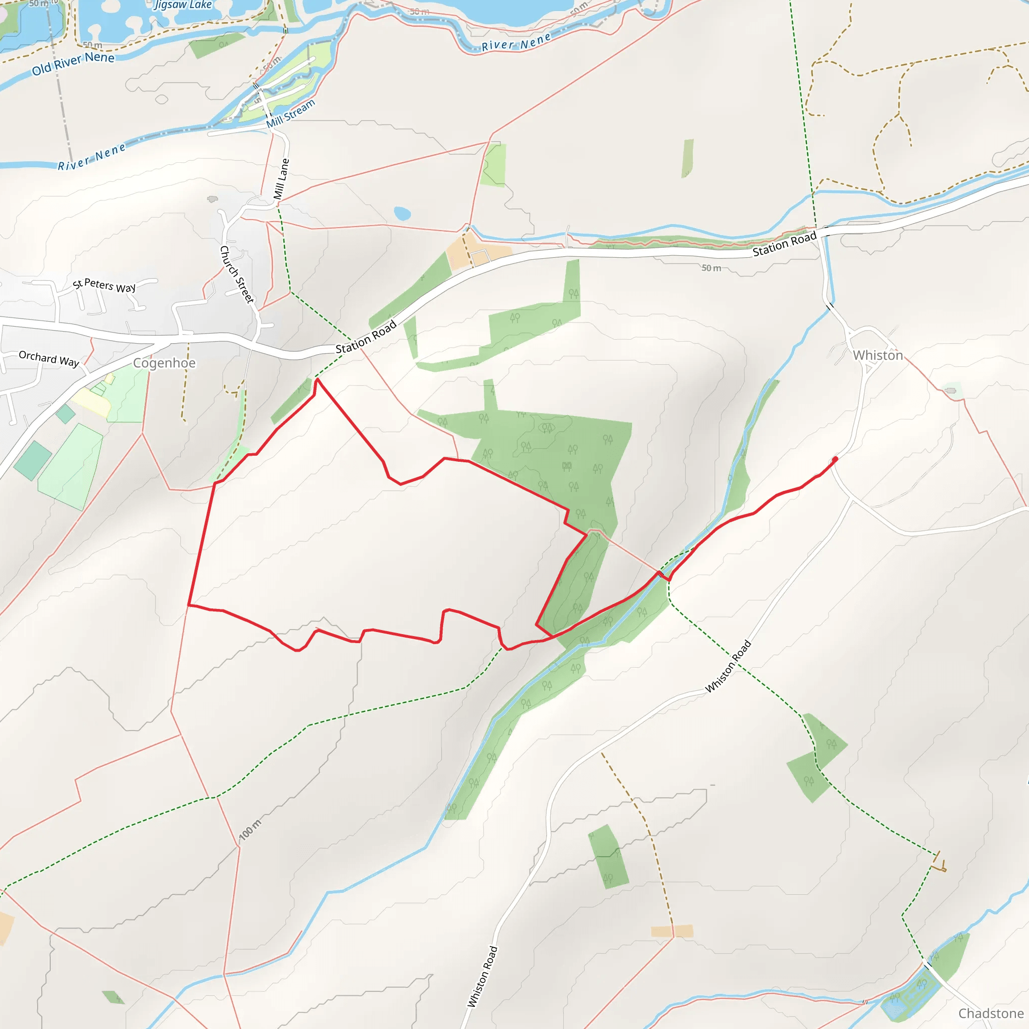 The Firs and Quarry Loop mobile static map